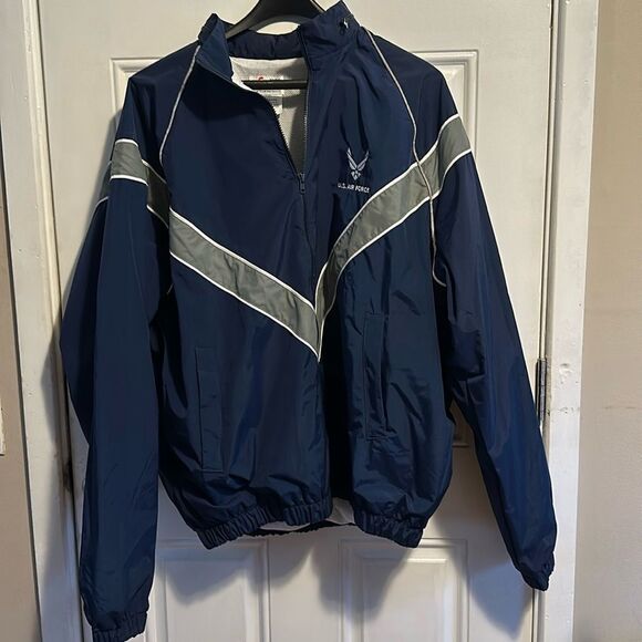 Men’s US Air Force Training Windbreaker p2p/length 31” heavyweight - Picture 1 of 7